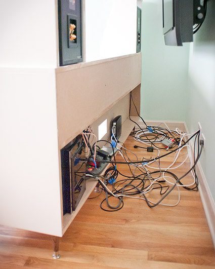 How to Hide Desk Cords with a Custom Box - THE SWEETEST DIGS