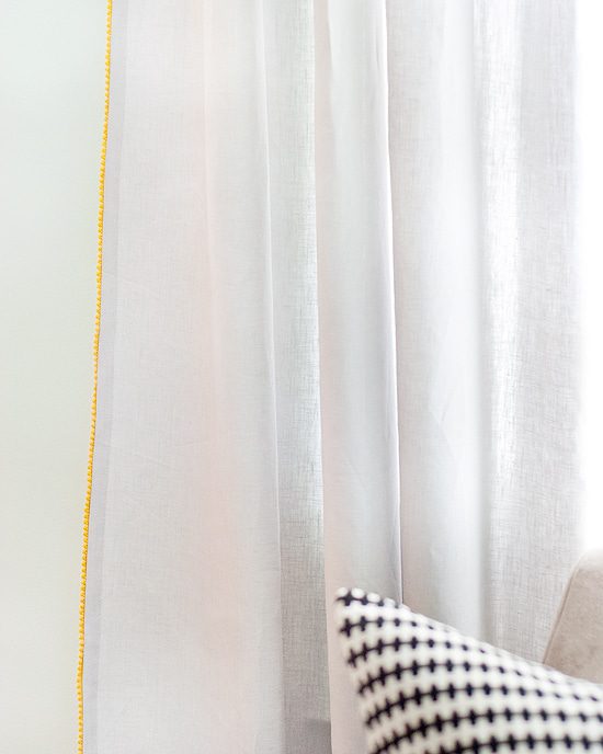 Easy Upgrade: Curtain Trim - Yellow Brick Home
