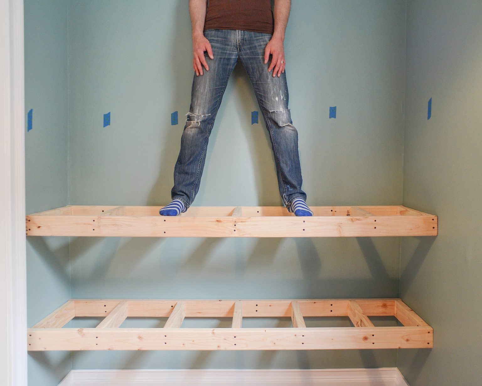 DIY Floating Shelves for Easy Storage - Yellow Brick Home