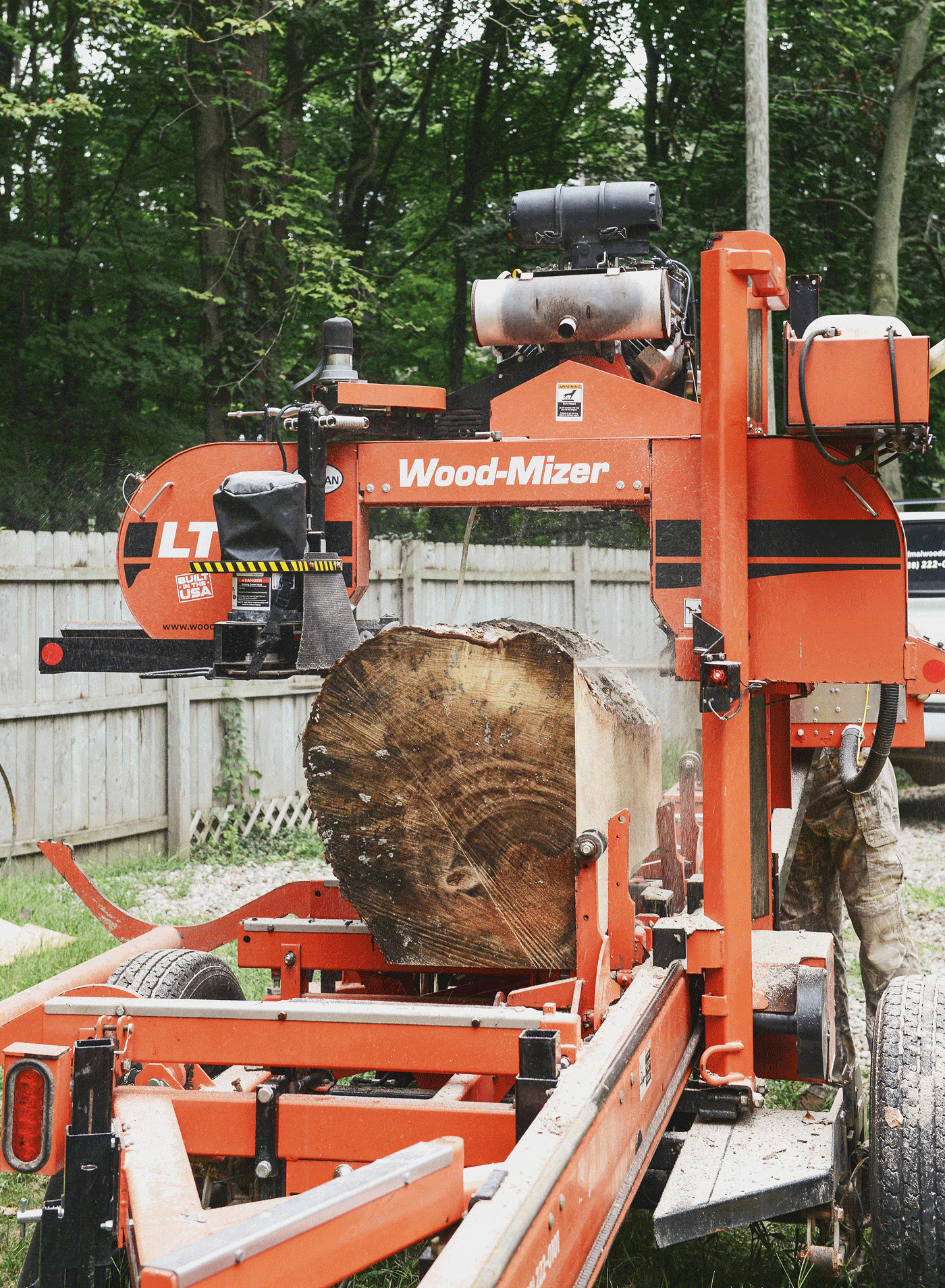 Portable wood milling: How does it work? We're sharing our experience on Yellow Brick Home