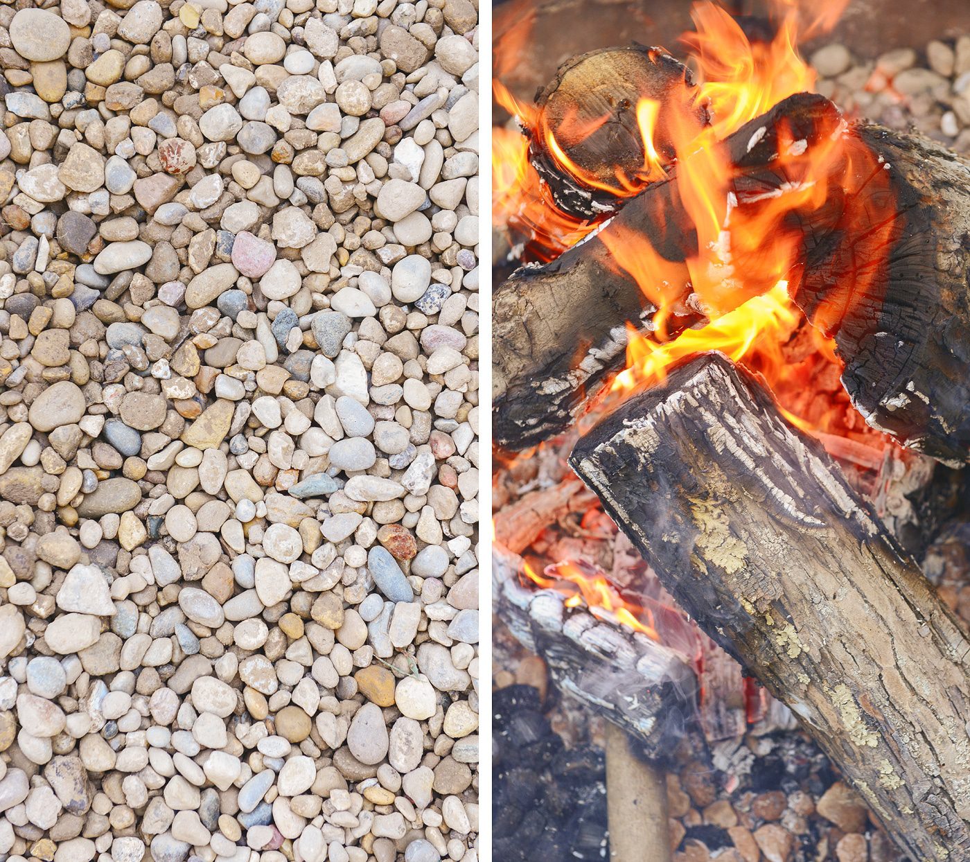 How to make a fire pit // DIY fire pit // via Yellow Brick Home