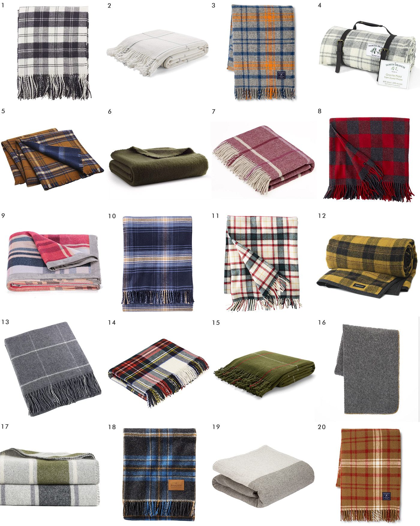 Best fall blankets you'll want to cuddle up with! via Yellow Brick Home