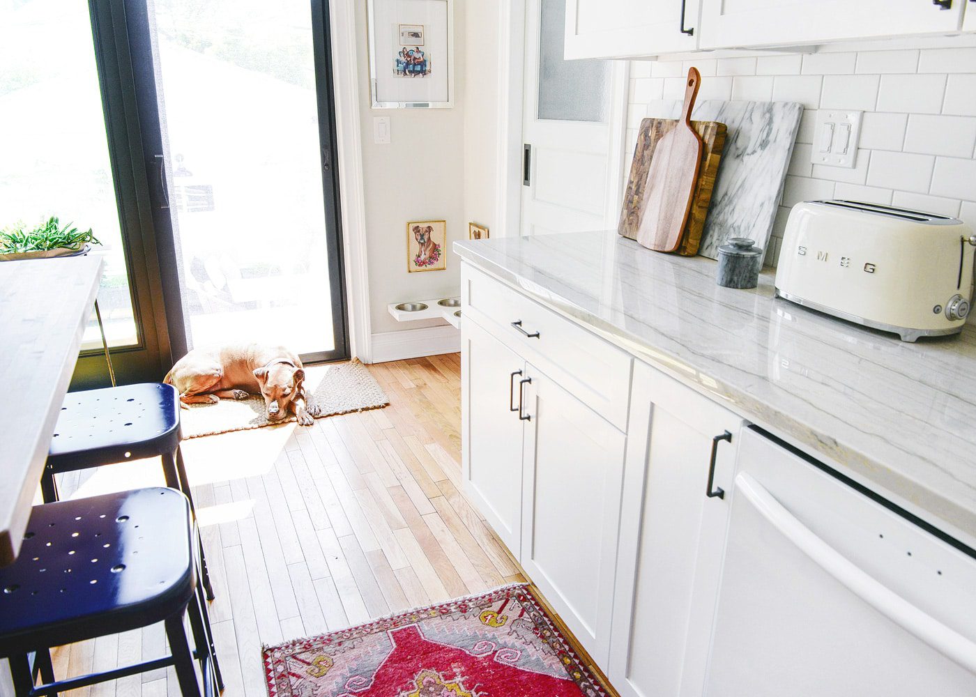 White kitchen inspiration | via Yellow Brick Home