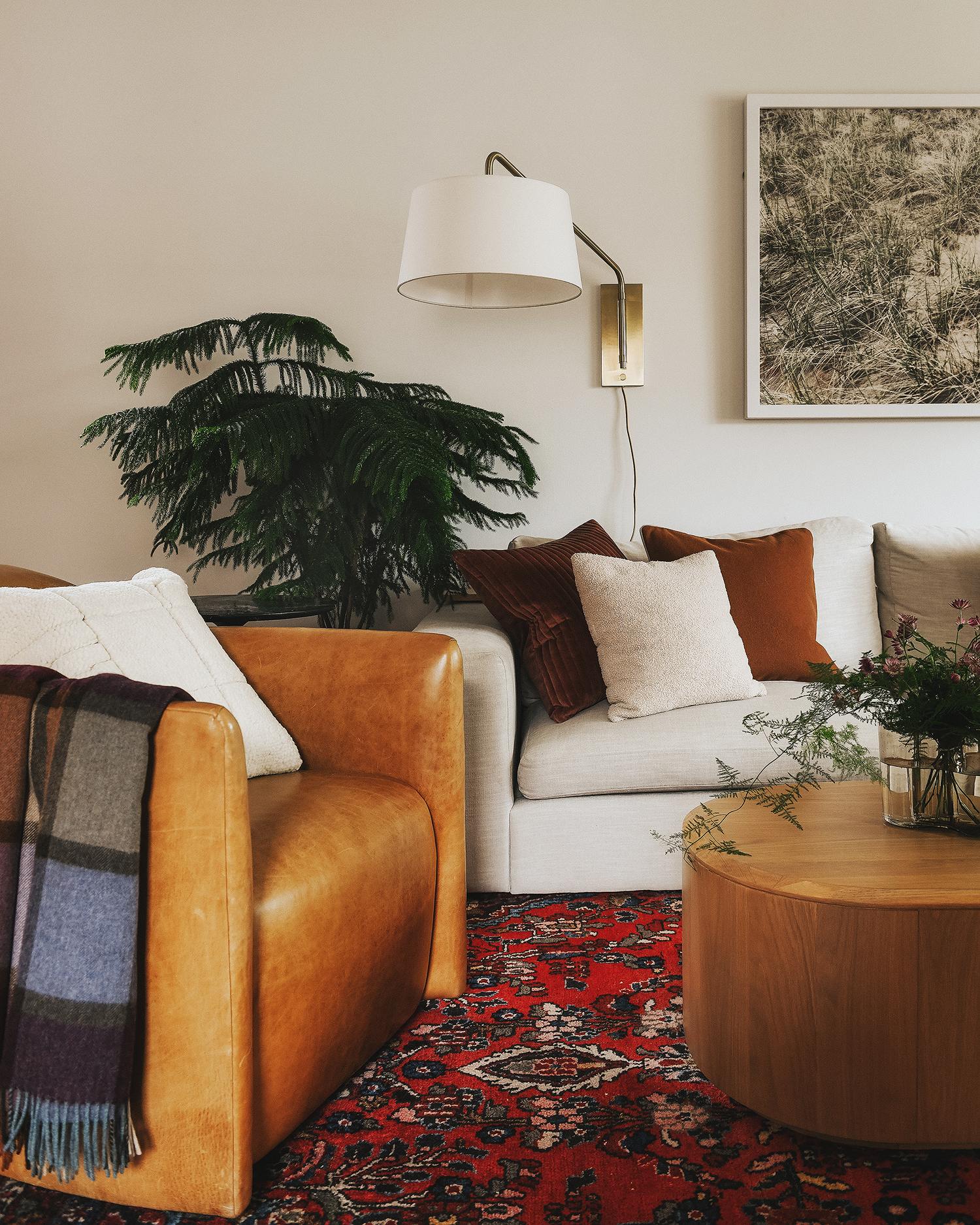 Our Chicago living room pre-paint // via Yellow Brick Home