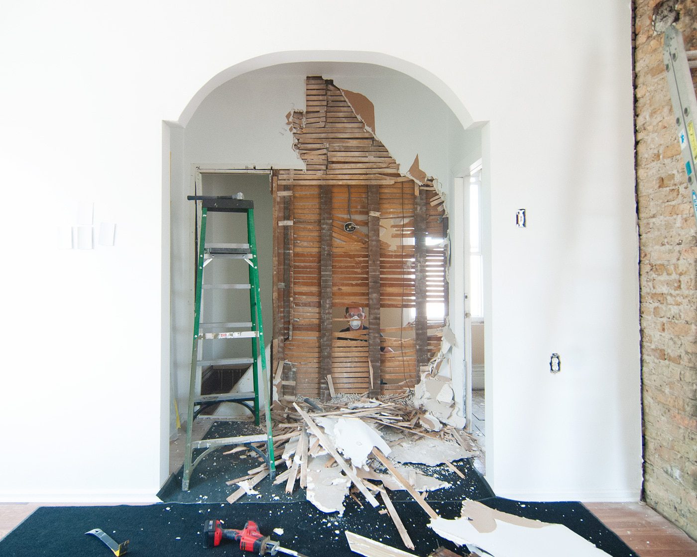 Moving, removing or adding a wall as a part of your home renovation | via Yellow Brick Home