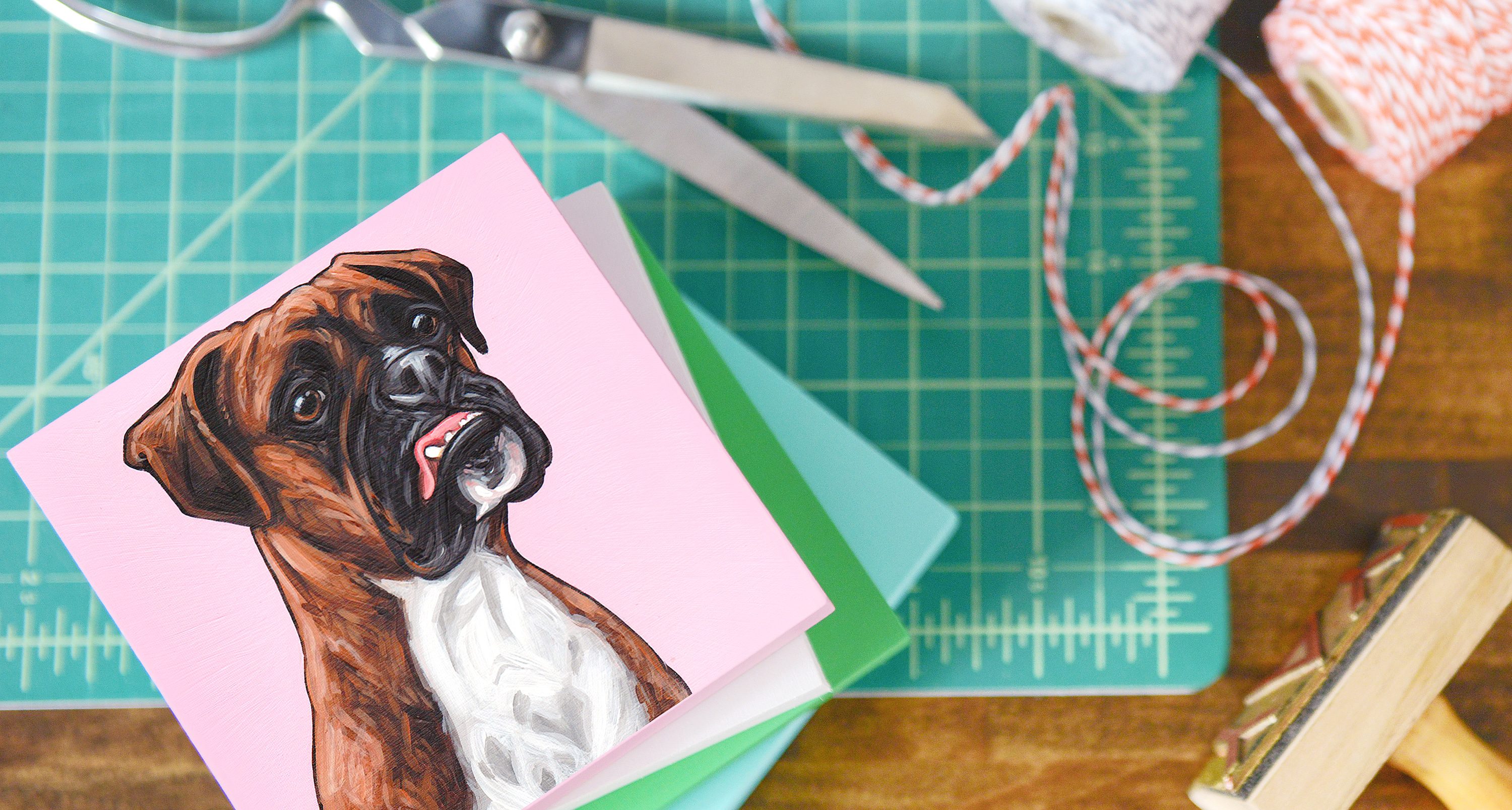 A round-up of amazing artists that will create custom portraits of your pet! // custom pet portraits // via Yellow Brick Home