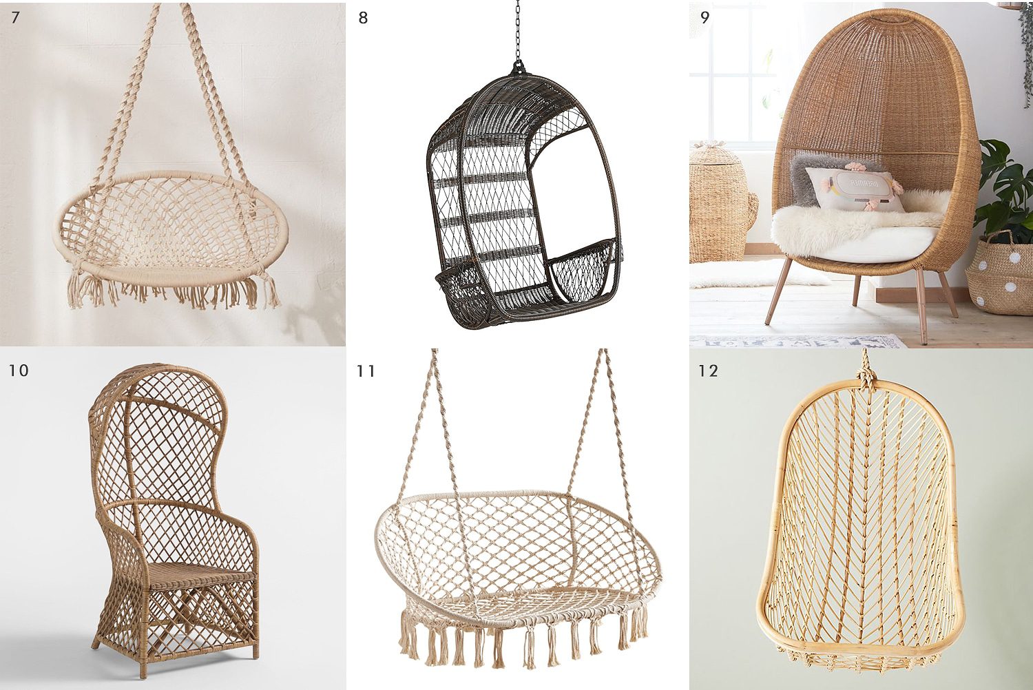 A round-up of 18 egg chairs that we love in a variety of price points! | via Yellow Brick Home