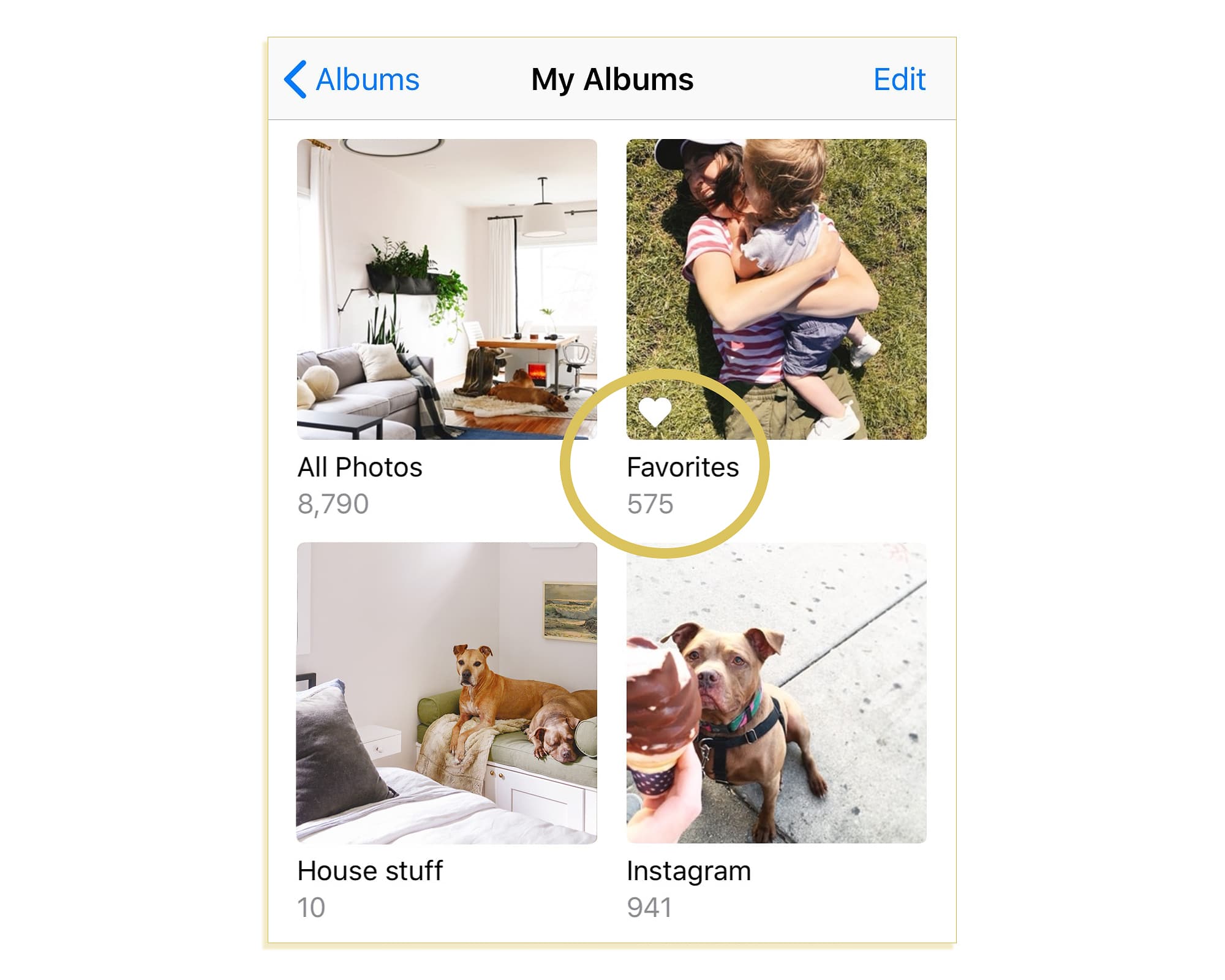 How I organize, print and display digital photos // Tips and tricks for getting digital media under control! // iPhone and smart phone photo organization // via Yellow Brick Home