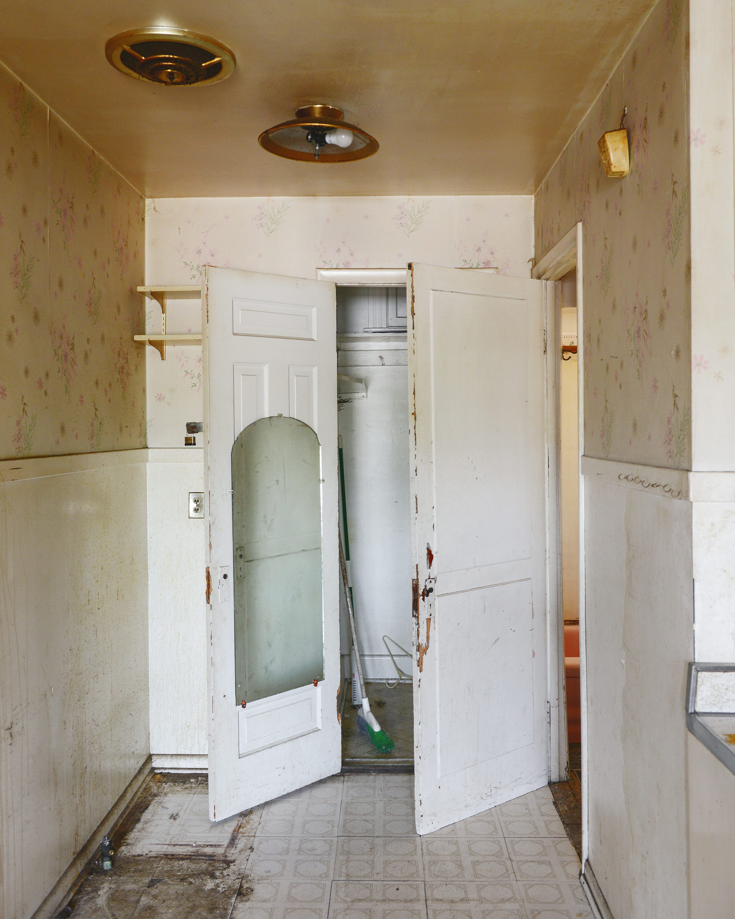 A before photo of the Two Flat | via Yellow Brick Home