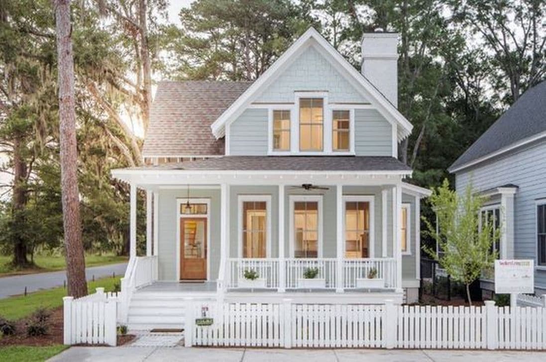 Shaping the new front porch roofline // via Yellow Brick Home