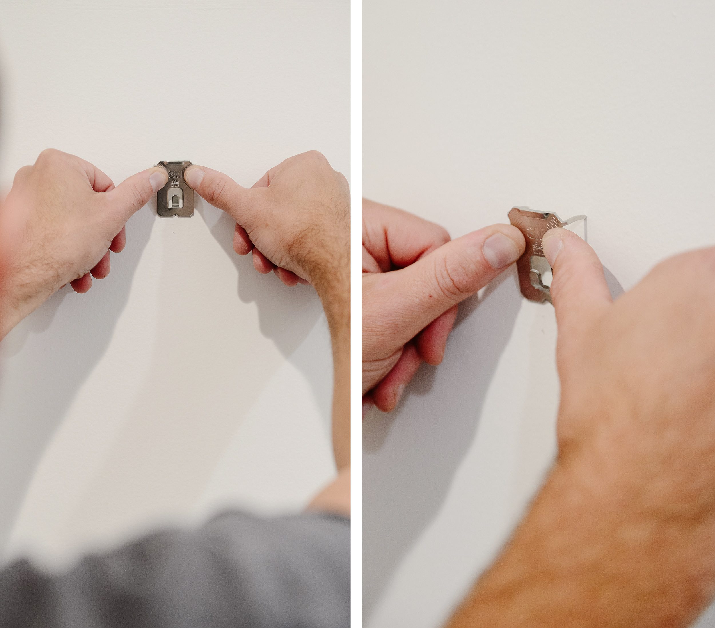 Push in the 3M CLAW with your thumbs - no tools required! | via Yellow Brick Home