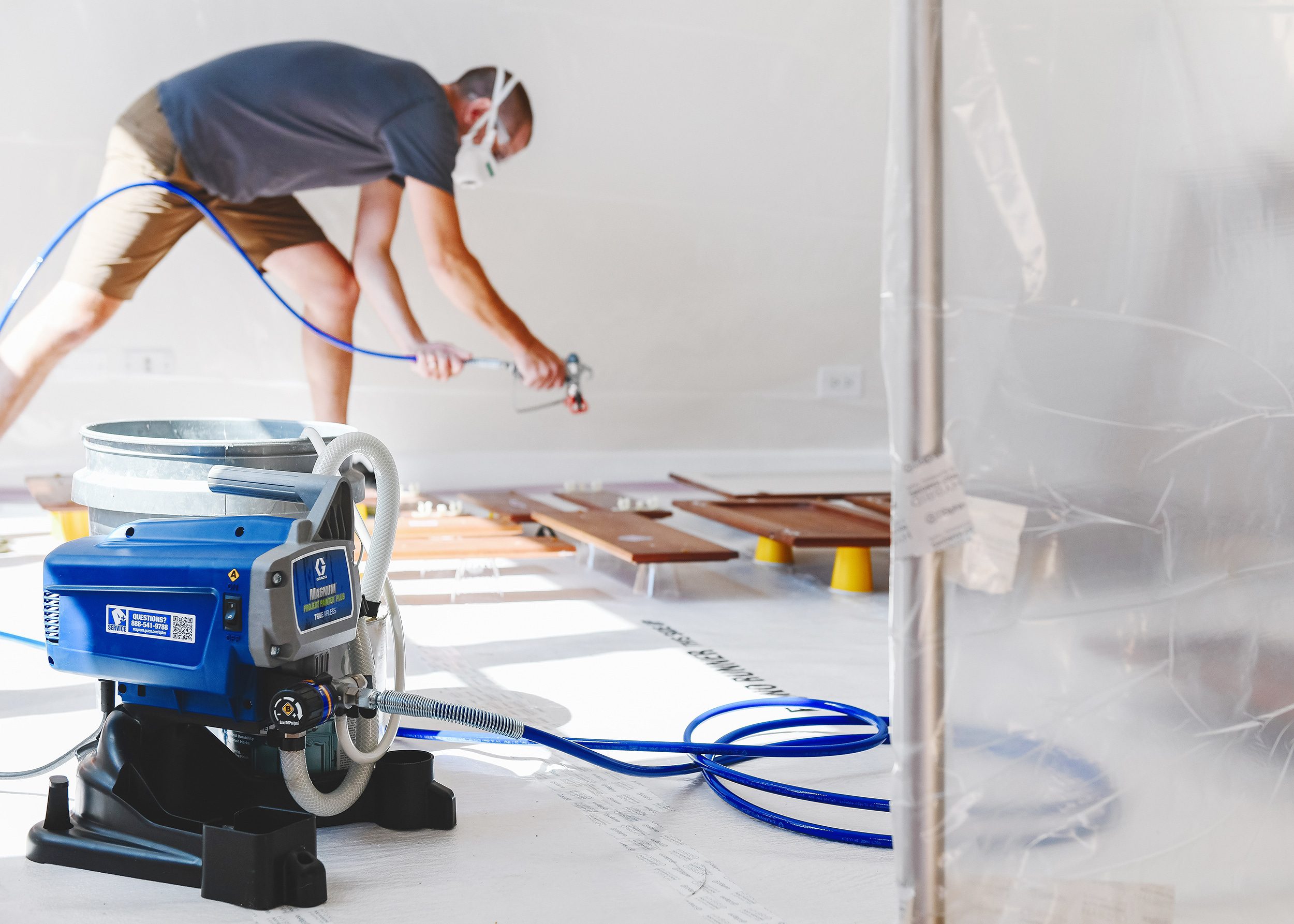 Using the Graco Project Painter | via Yellow Brick Home