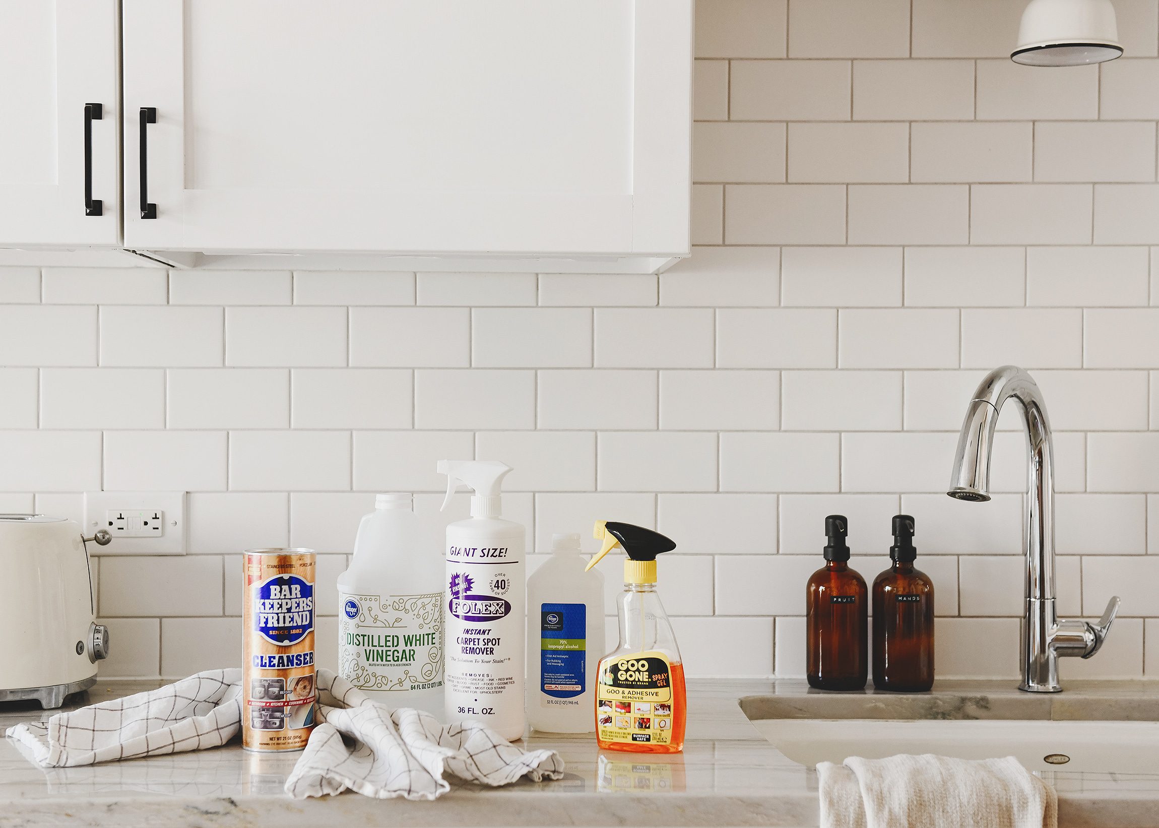 The top 5 value cleaning products in our home // via yellow brick home