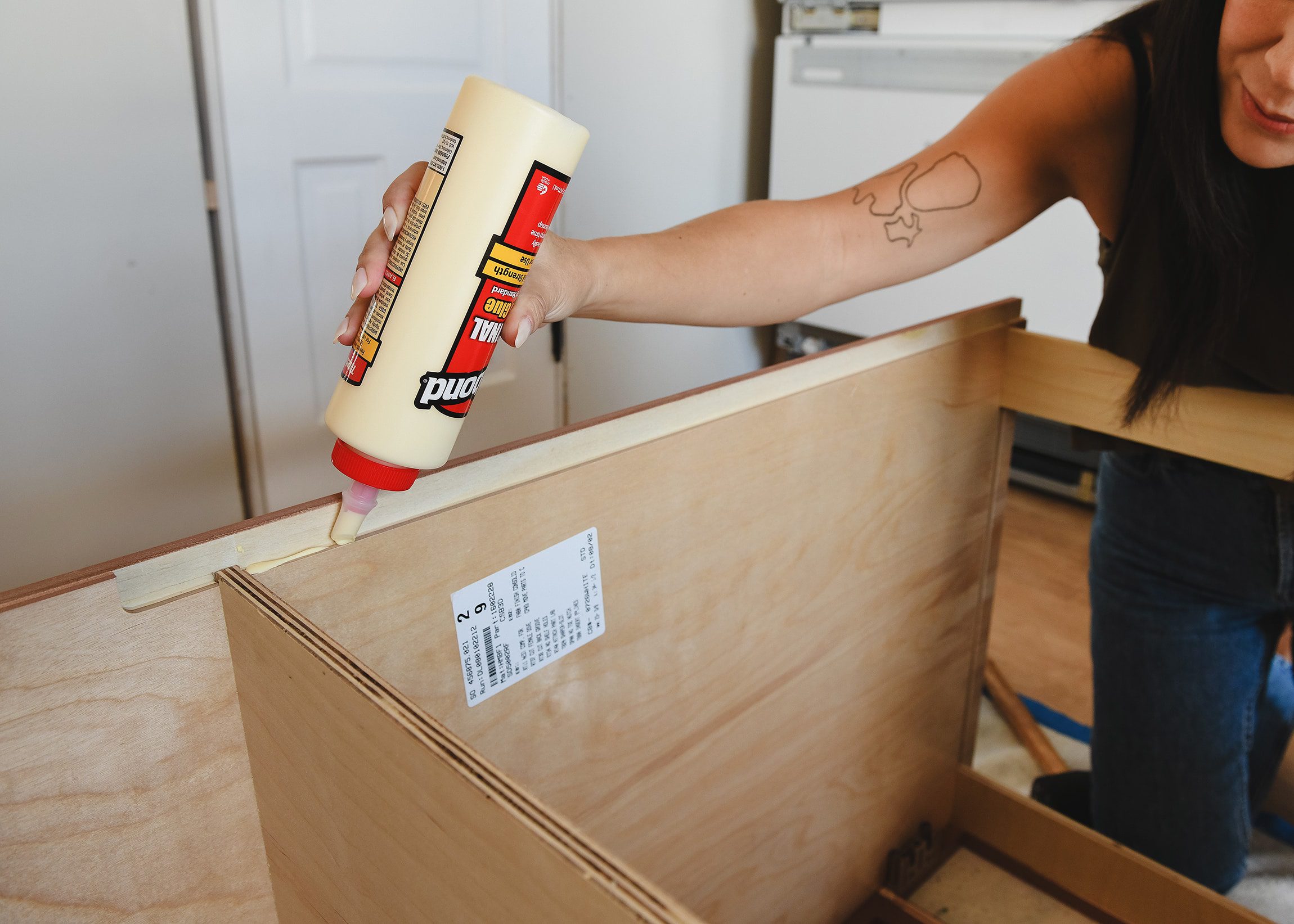 assembling Cabinet Joint cabinetry // via Yellow Brick Home