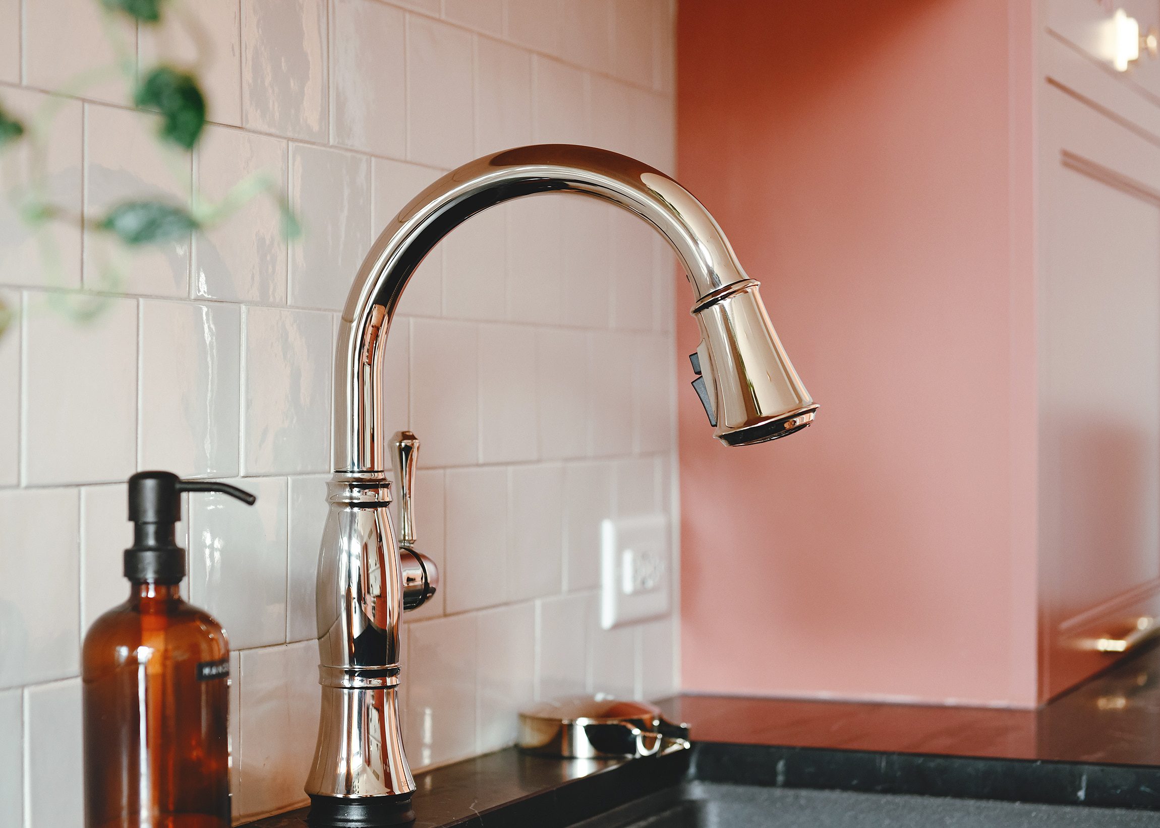 Our Cassidy Faucet in polished nickel // via Yellow Brick Home