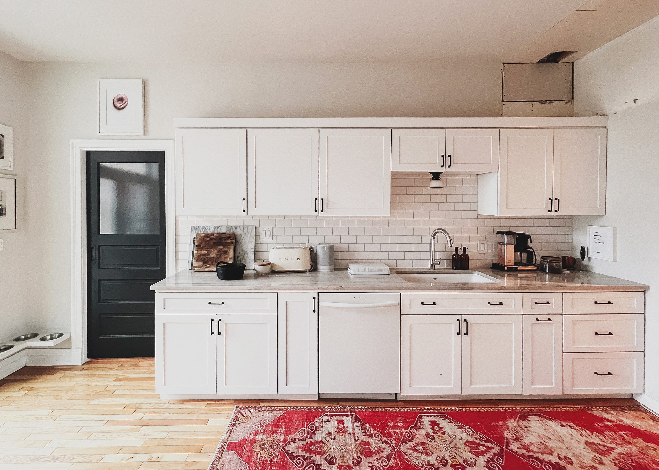Our version 1 kitchen renovation // via Yellow Brick Home