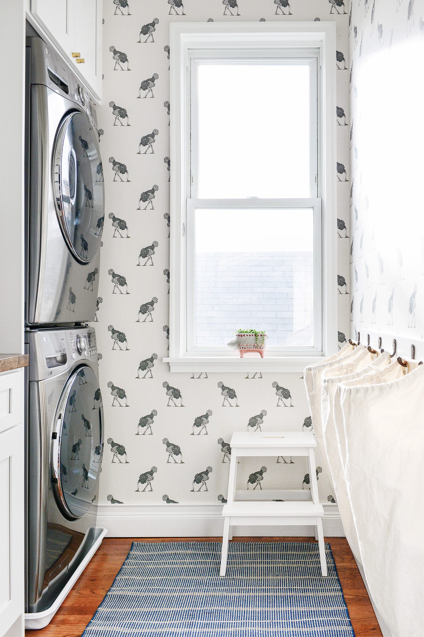 laundry room after // via Yellow Brick Home