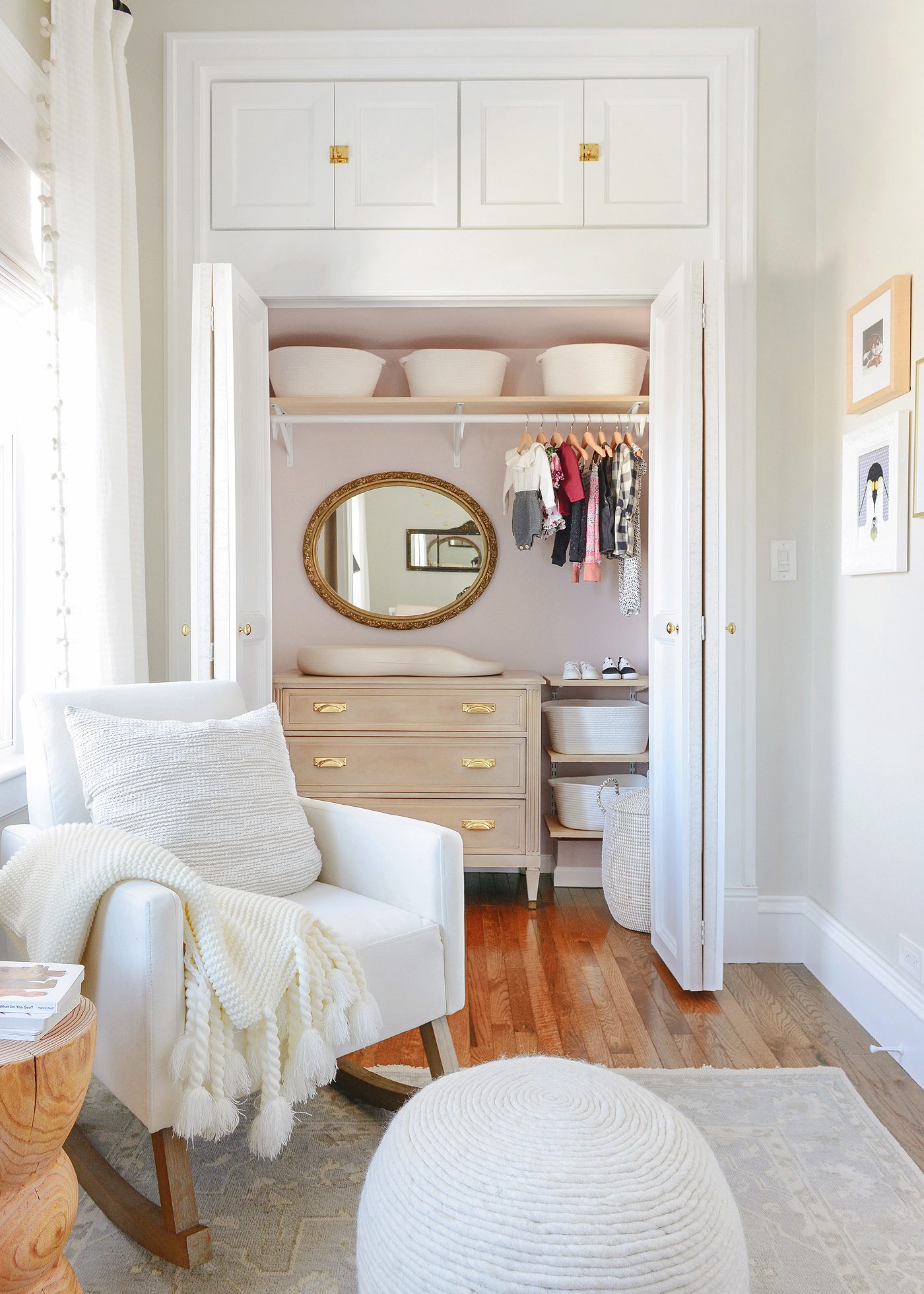 Lucy's nursery after // via Yellow Brick Home