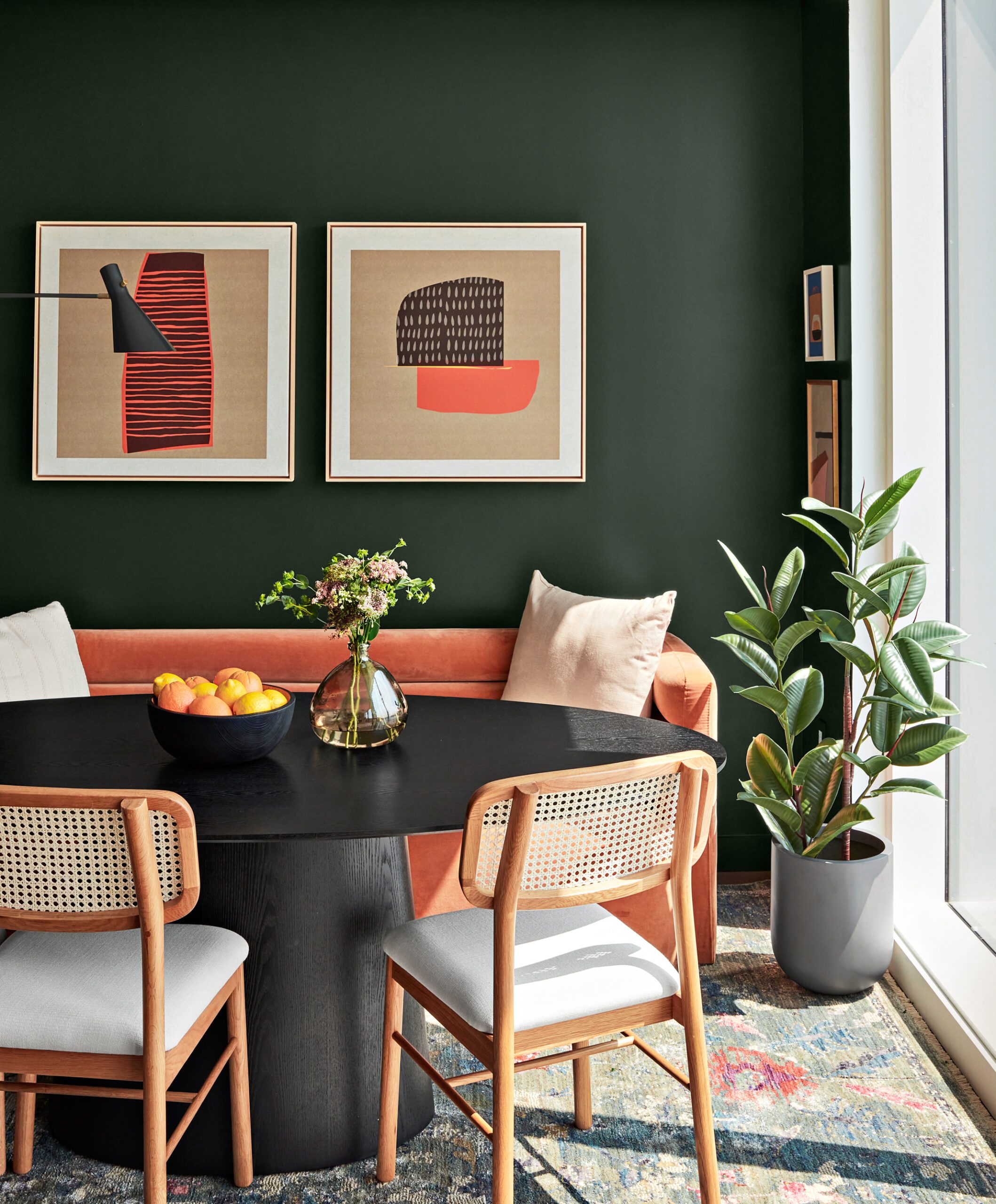 Dining room for the Real Simple Home 2023 | via Yellow Brick Home