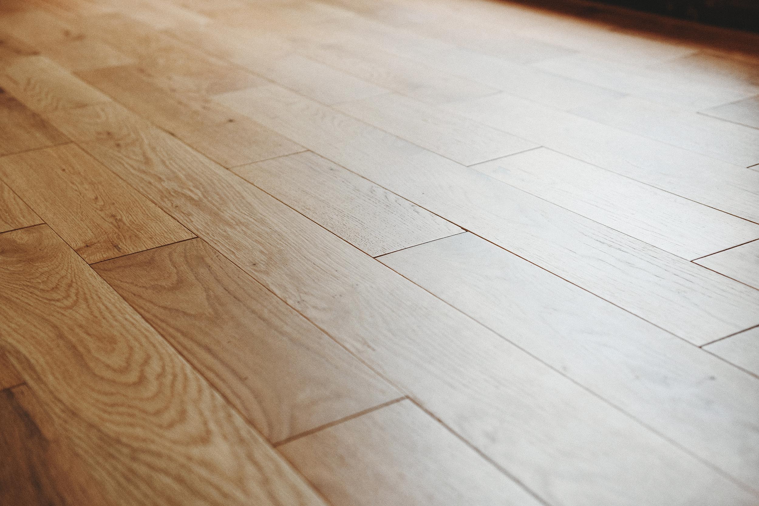 The bellawood white oak floors offer the perfect amount of variation // via Yellow Brick Home