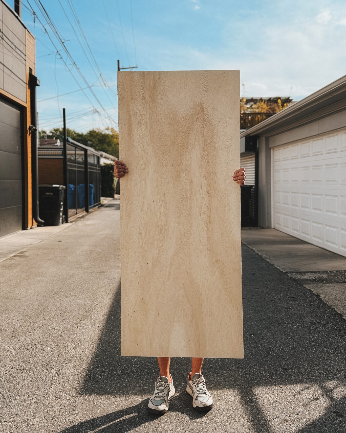 The dresser in progress // via Yellow Brick Home