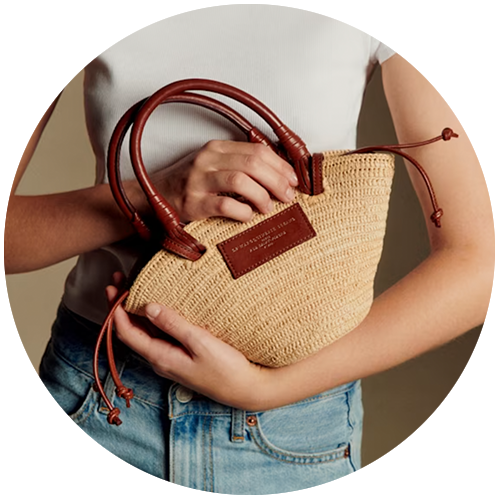 mini basket bag