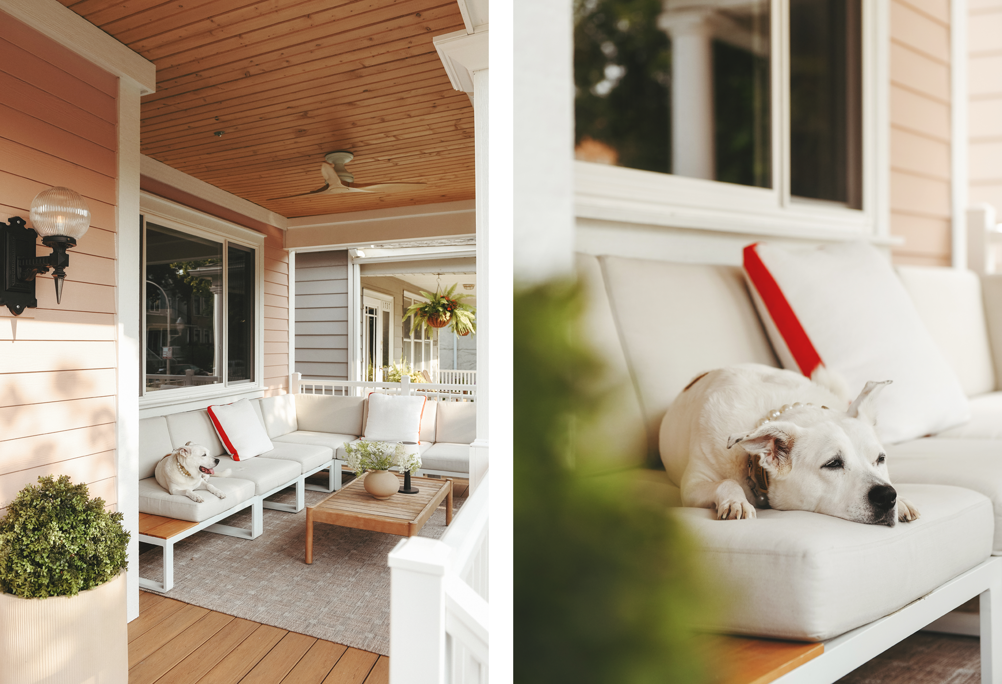 The completed exterior of our Chicago home, freshly clad in James Hardie plank siding // via Yellow Brick Home
